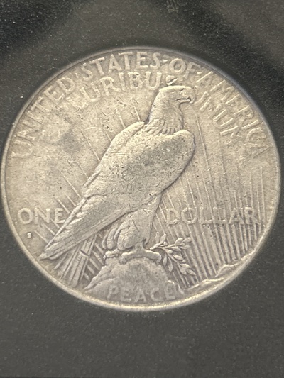 1928 S Silver Peace Dollar - EF