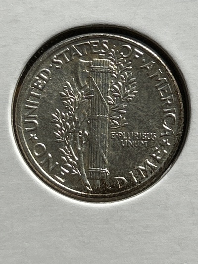 1942 AU Mercury Dime