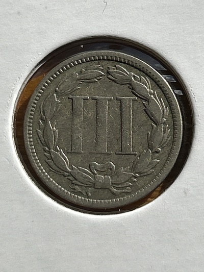 1868 VG Nicket Three Cent