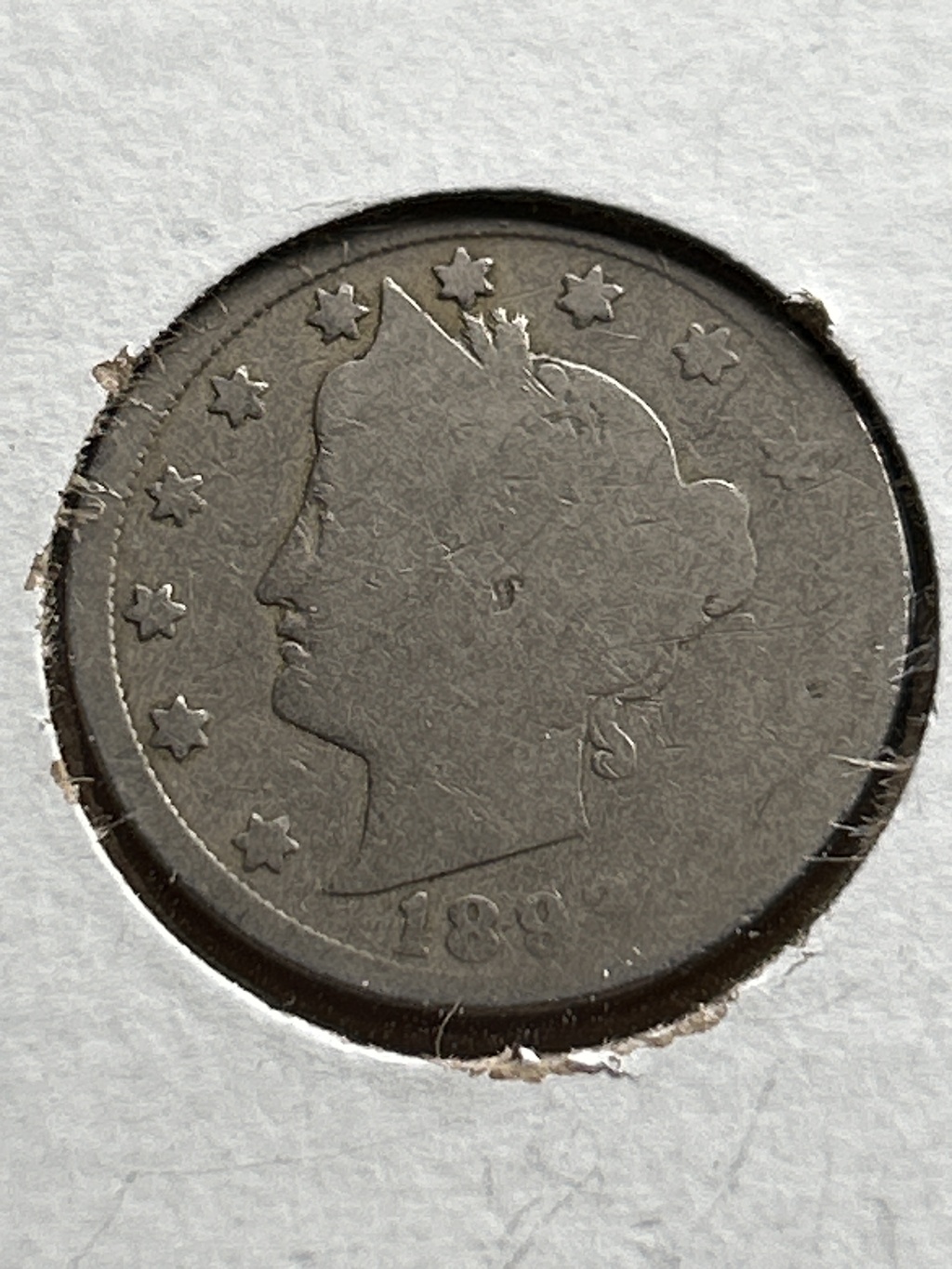 1893 Liberty Head Nickel - G