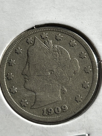 1909 Liberty Head Nickel - VG