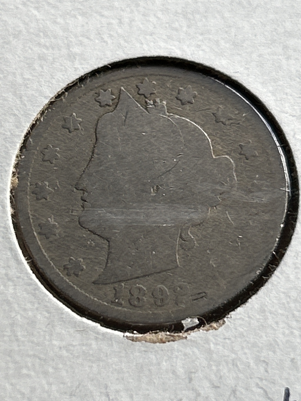 1892 Liberty Head Nickel - G