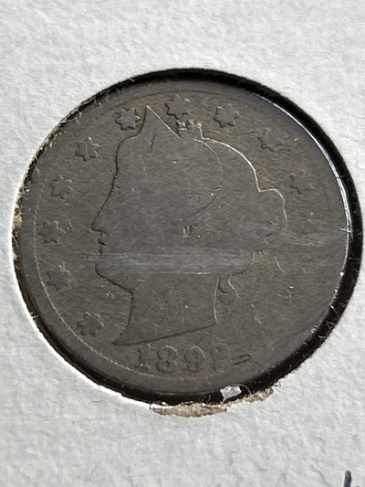 1892 Liberty Head Nickel - G