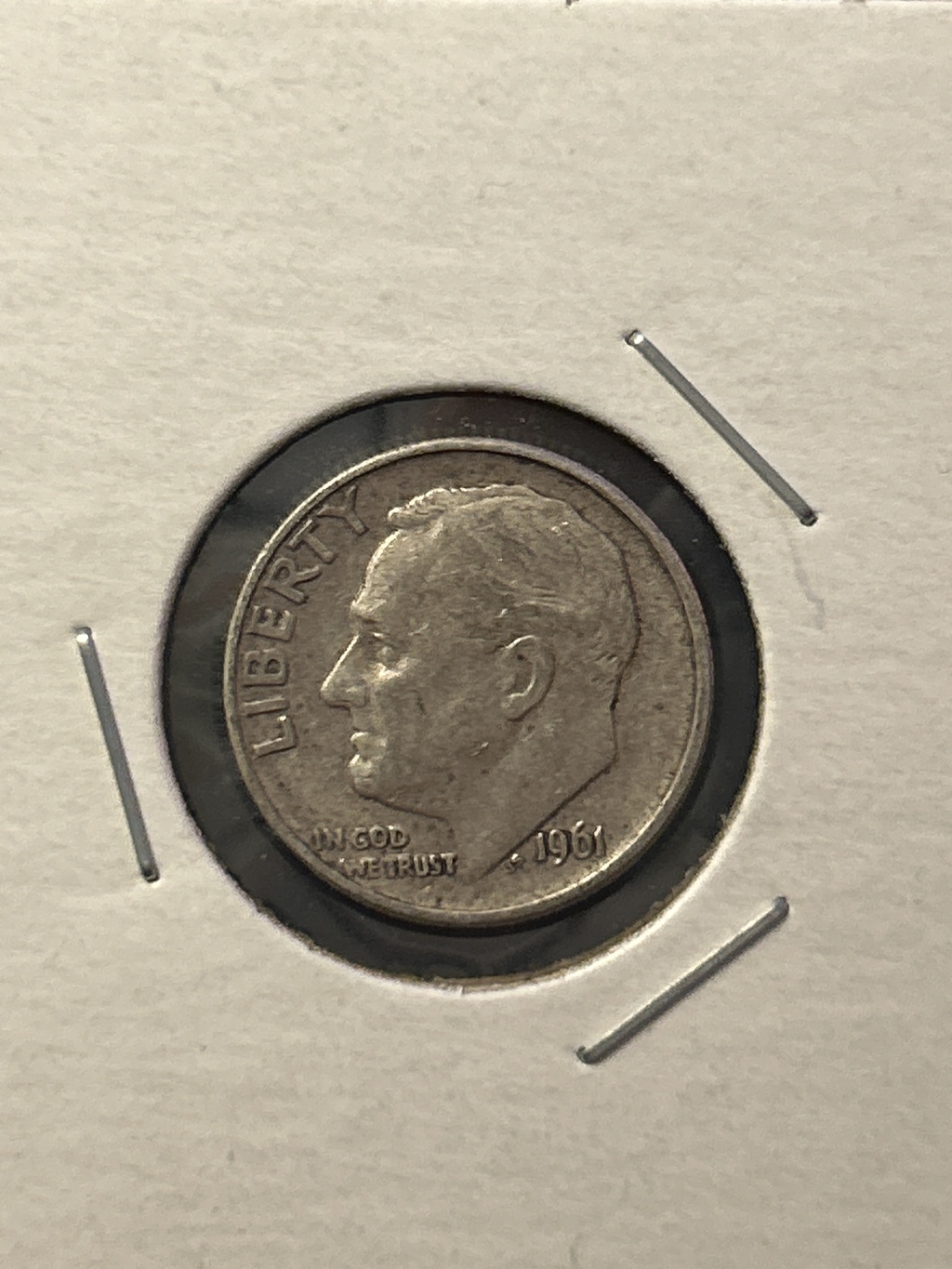 1961 EF Silver Roosevelt Dime