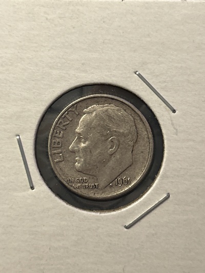 1961 EF Silver Roosevelt Dime
