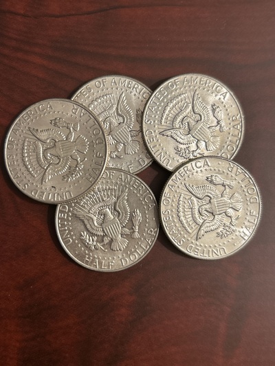 1966 MS Kennedy Half Dollars