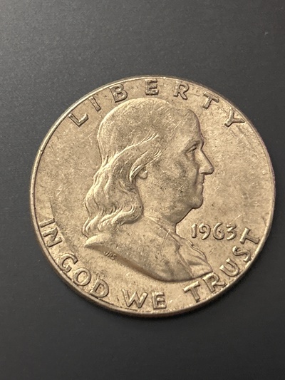 Beautiful 1963 Franklin Half Dollar