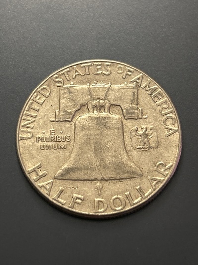 1962 F Franklin Half Dollar
