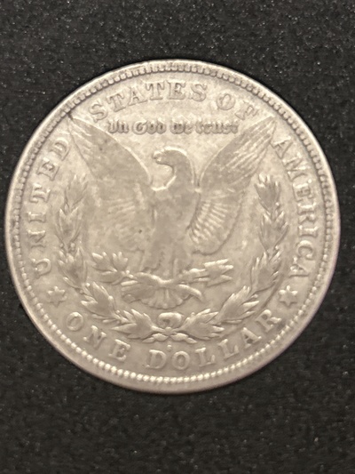 1921 S Silver Morgan Dollar - F