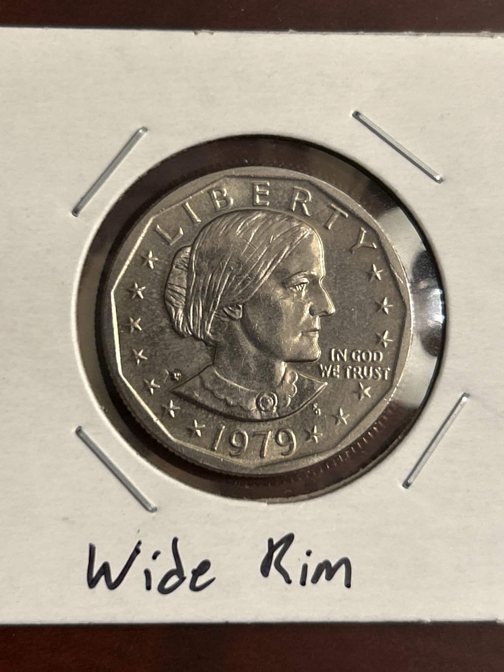 1979 P Susan B Anthony WIDE RIM - MS-60