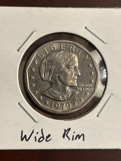 1979 P Susan B Anthony WIDE RIM - MS-60