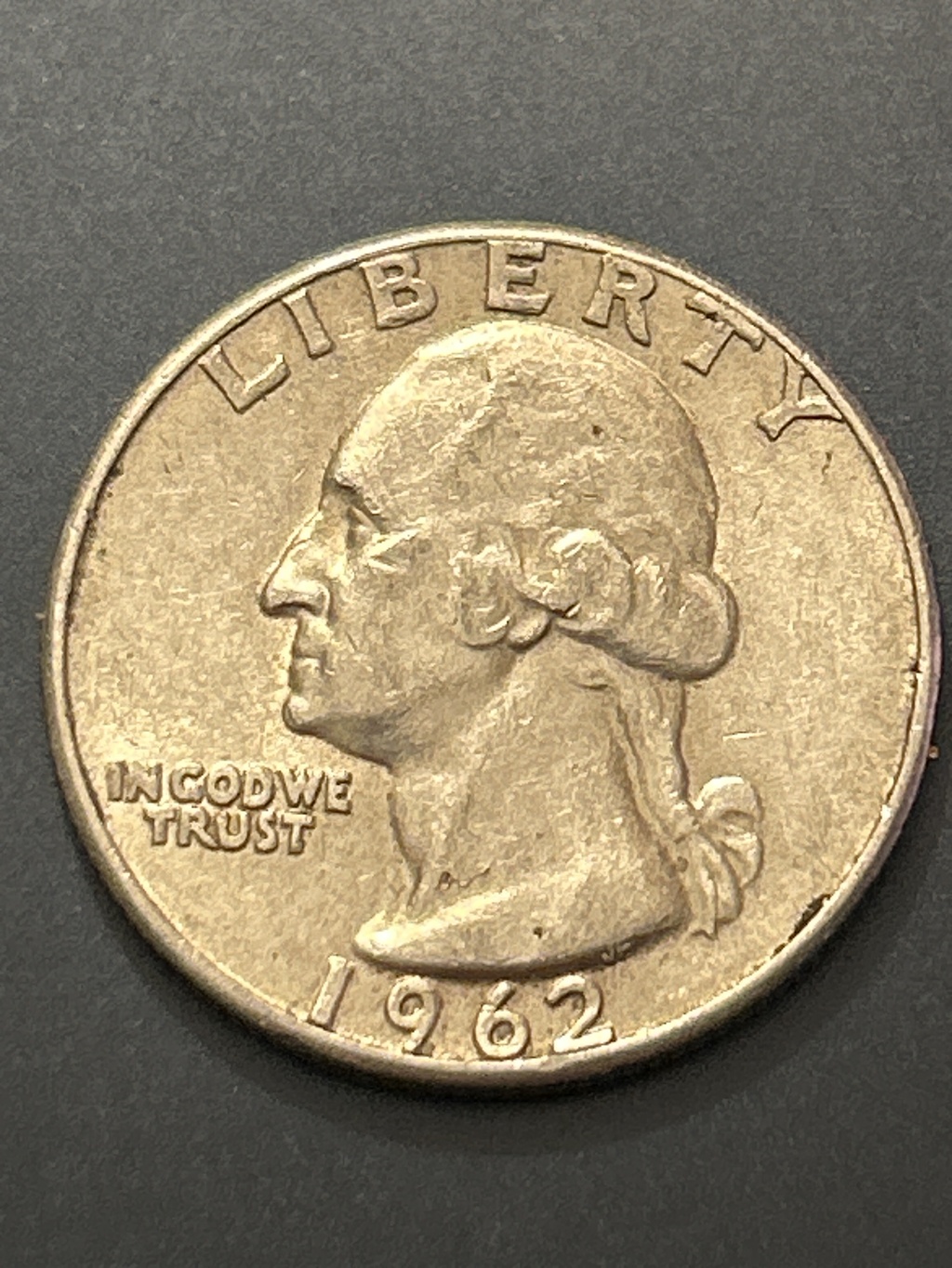 1962 Washington Quarter - EF