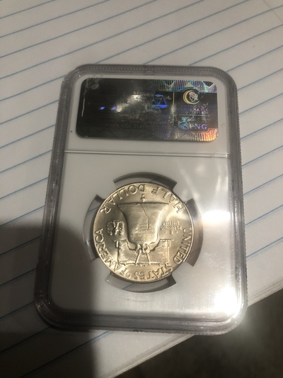 1949 Franklin Half Dollar NGC MS 65 FBL