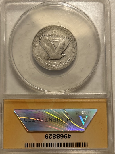 1928 S Standing Liberty Quarter - G with Details