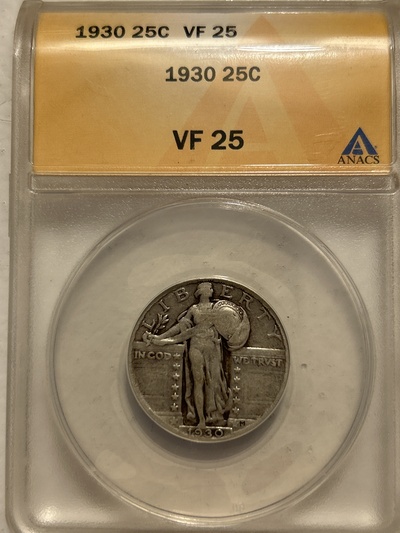 1930 Standing Liberty Quarter - VF-25