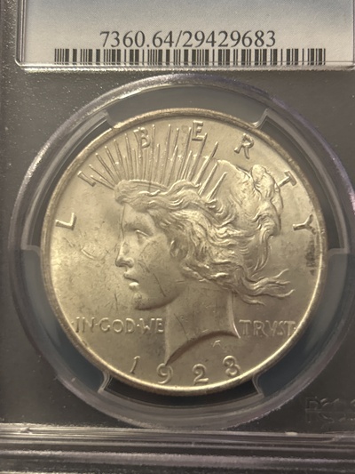 1923 Peace Dollar - PCGS MS64