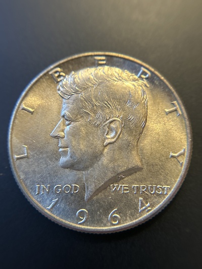 1964 Kennedy Silver Half Dollar in Amazing Condition