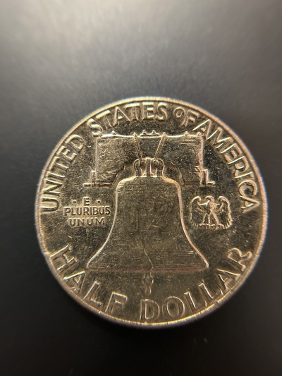 1961 Franklin Half Dollar - AU50