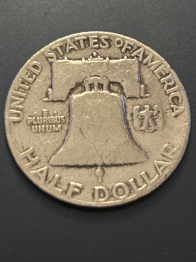 1952 D Franklin Half Dollar - VF