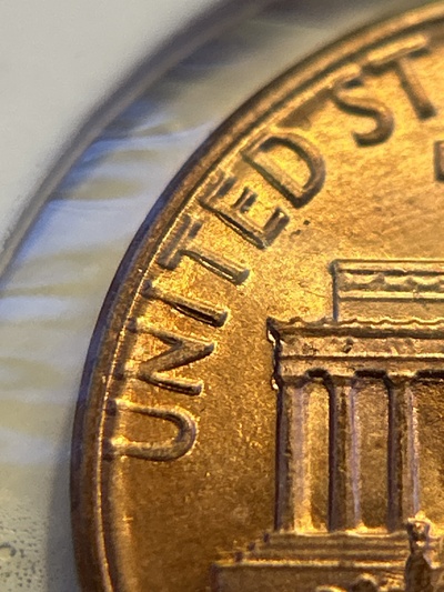 1988 Lincoln Cent - Double-Die Reverse - AU