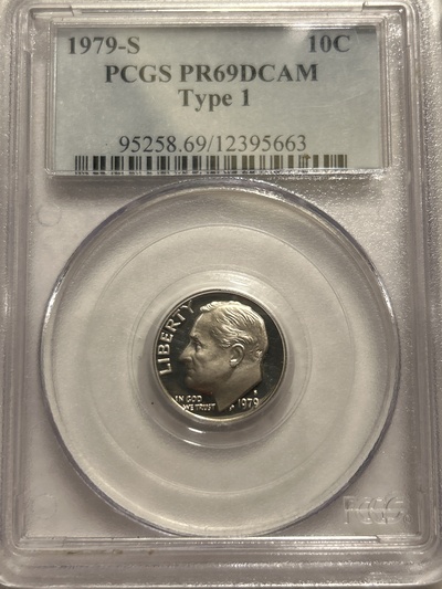 1979-S Dime Type 1 - PR69 DCAM