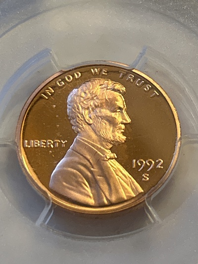 1992-S Cent - PCGS PR96 Red DCAM