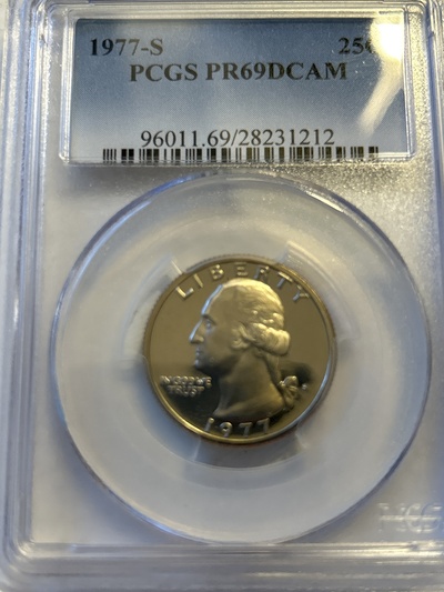 1977-S Quarter - PCGS PR69 DCAM