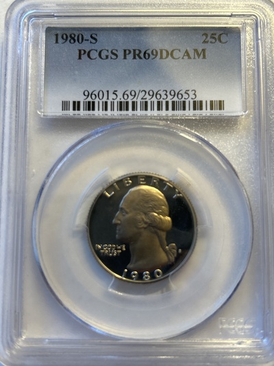 1980-S Quarter - PCGS PR69 DCAM