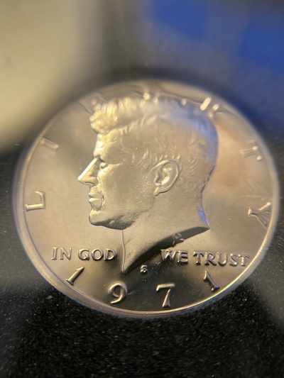 1971-S Proof Kennedy Half Dollar