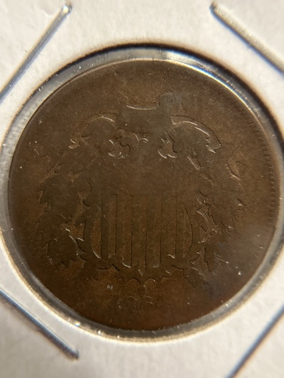 1864 Two Cent - G