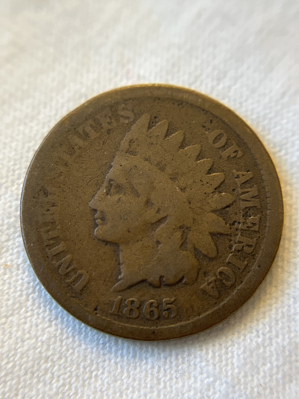 1865 Indian Head Cent - G
