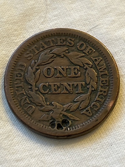 1851 Large Cent - VG