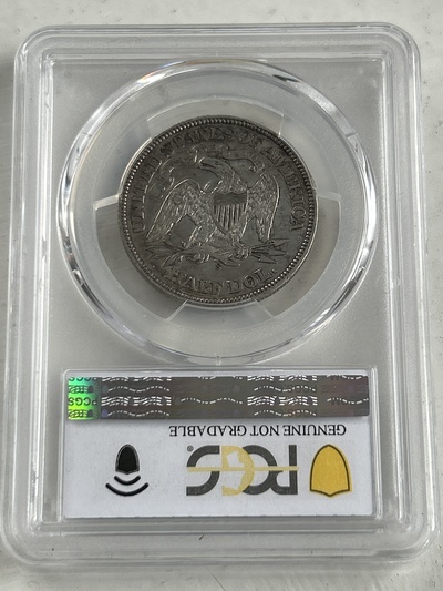 1871-S Seated Liberty Half Dollar - XF Detail