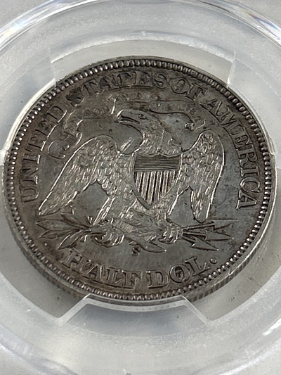 1871-S Seated Liberty Half Dollar - XF Detail