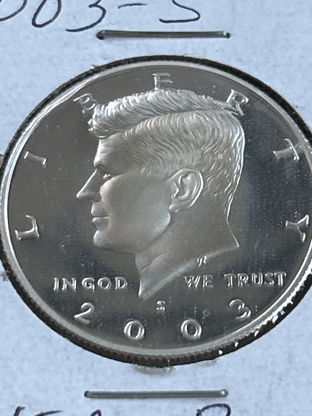 2003-S Silver Proof Kennedy Half Dollor