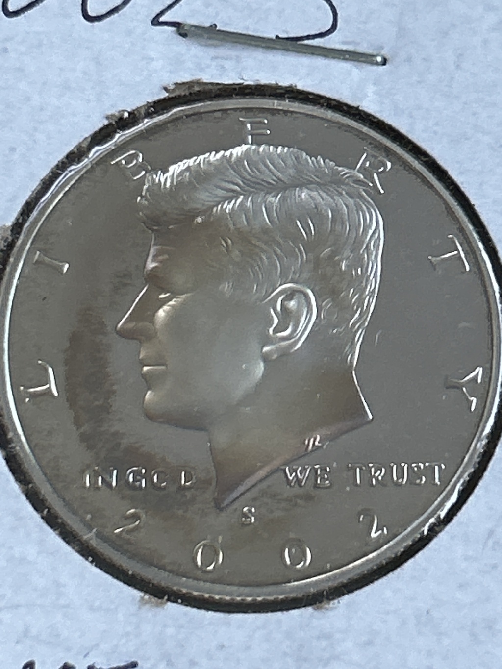 2002-S Silver Proof Kennedy Half Dollor