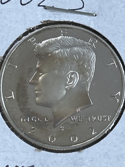 2002-S Silver Proof Kennedy Half Dollor