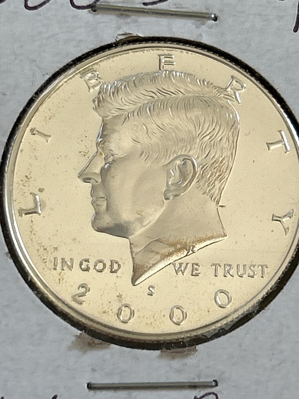 2000-S Silver Proof Kennedy Half Dollor