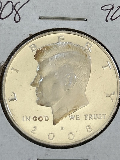 2008-S Silver Proof Kennedy Half Dollor