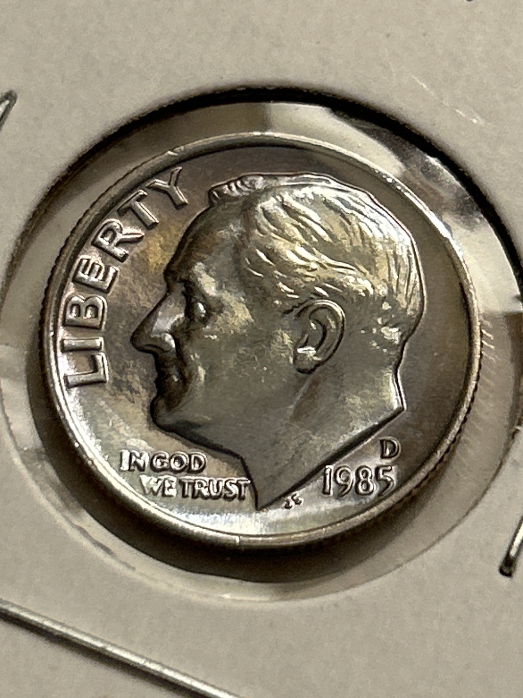 1985 D Roosevelt Dime - MS-65+