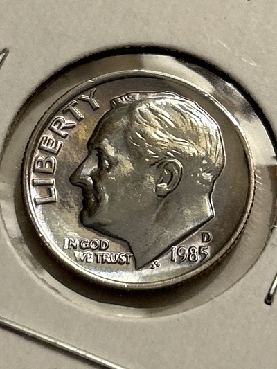 1985 D Roosevelt Dime - MS-65+