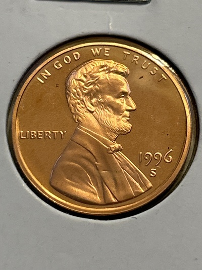 1996 S Proof Lincoln Cent