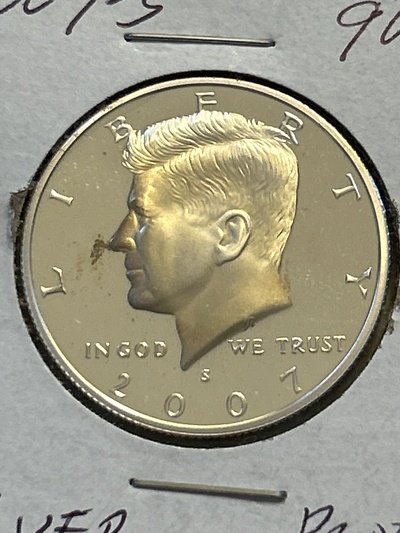 2007-S Silver Proof Kennedy Half Dollor