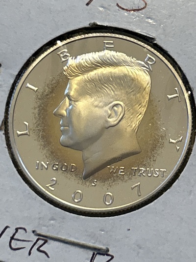 2007-S Silver Proof Kennedy Half Dollor