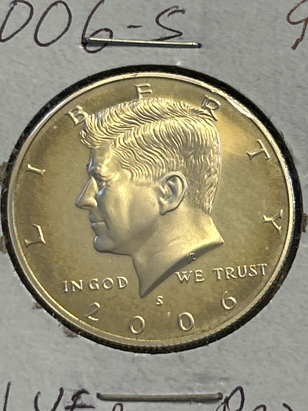 2006-S Silver Proof Kennedy Half Dollor