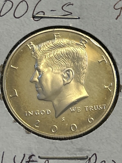 2006-S Silver Proof Kennedy Half Dollor