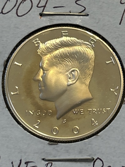 2004-S Silver Proof Kennedy Half Dollor