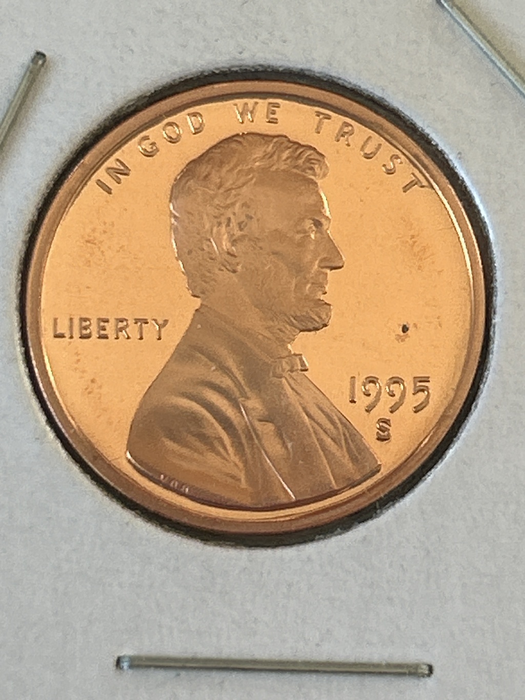 1995 S Proof Lincoln Cent