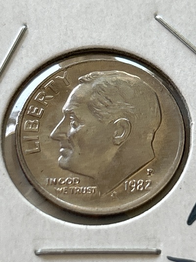 1982 P Roosevelt Dime - Key Date, MS-63