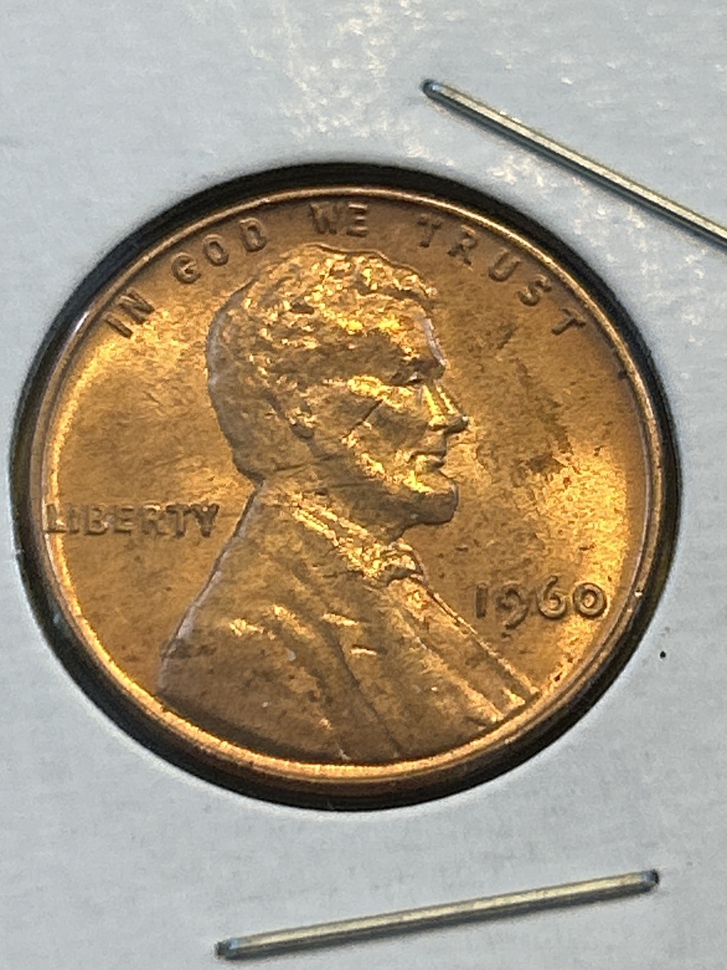 1960 Lincoln Cent - Small Date - AU-55